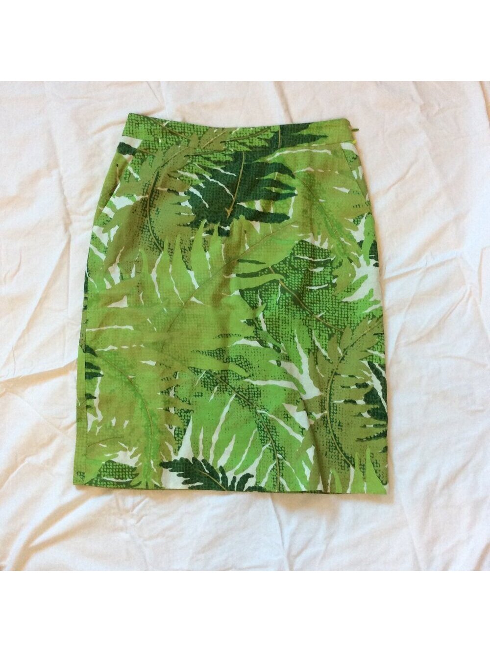 Anthropologie Talipot Skirt by Vanessa Virginia, Green, Palm, Size 4